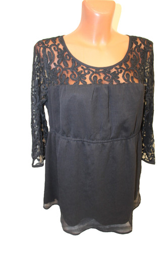 Mama bluse mit spitze l - l, 42