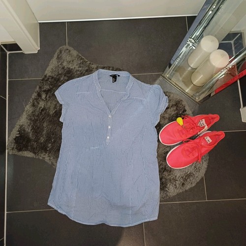 Umstandsbluse mama blau - mama,