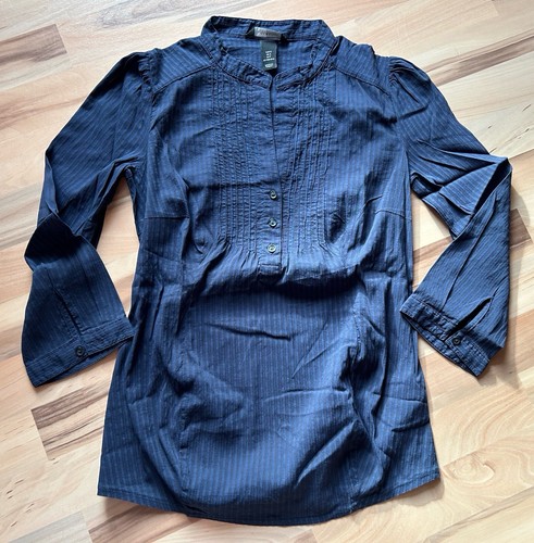 Bluse ärmel dunkelblau - ¾, Ärmel,