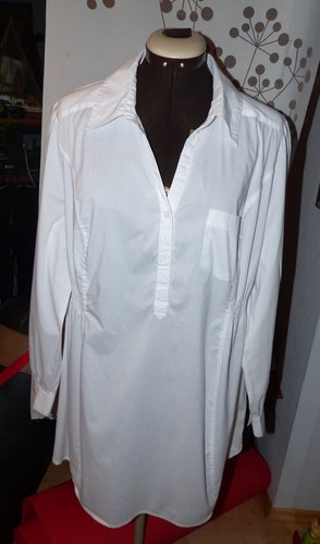 Bluse weiß langarm - weiß,